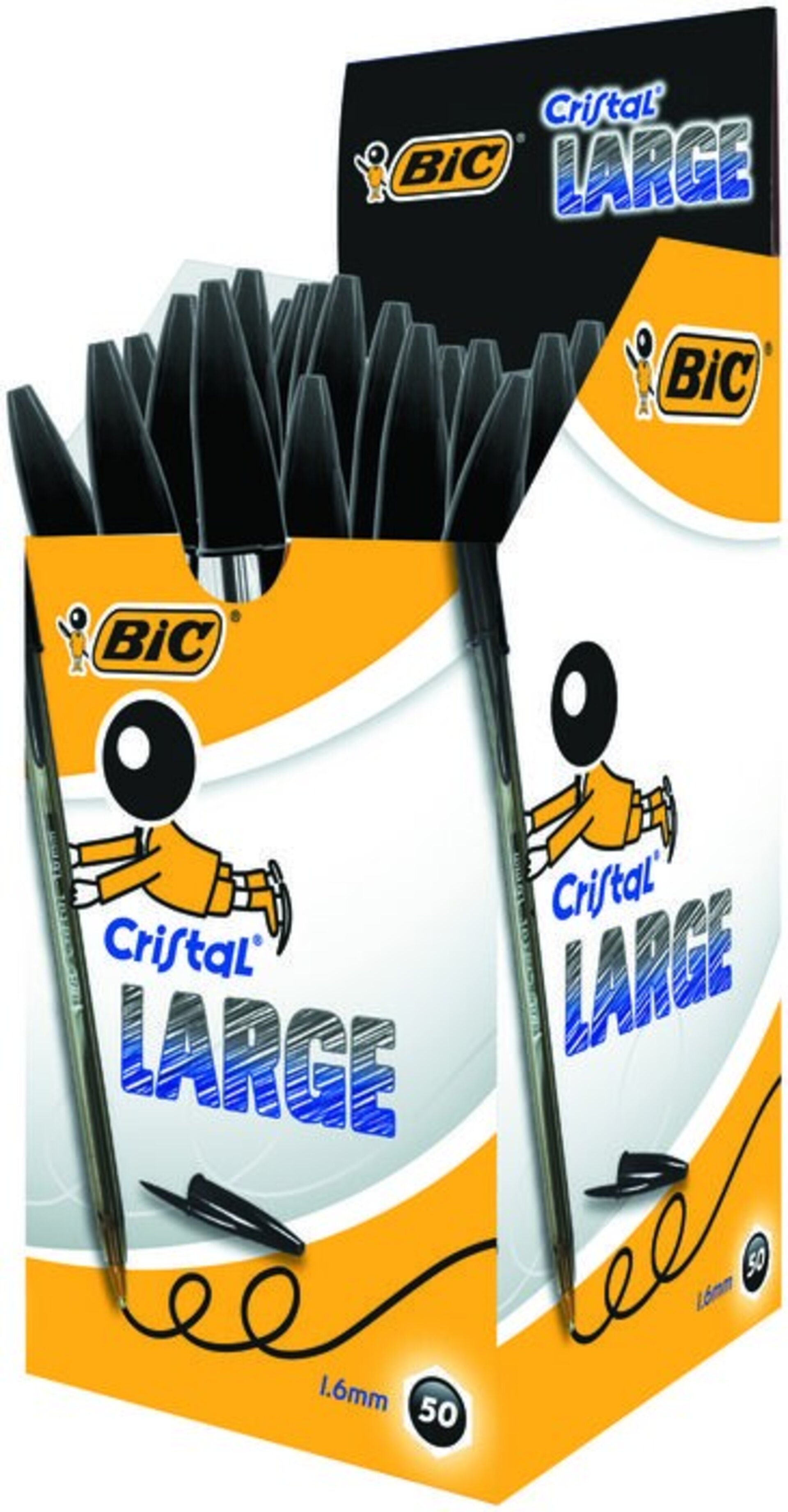 BOLIGRAFO BIC CRISTAL LARGE 1.6 - 2